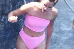 Emma Watson Pink Bikini 2020