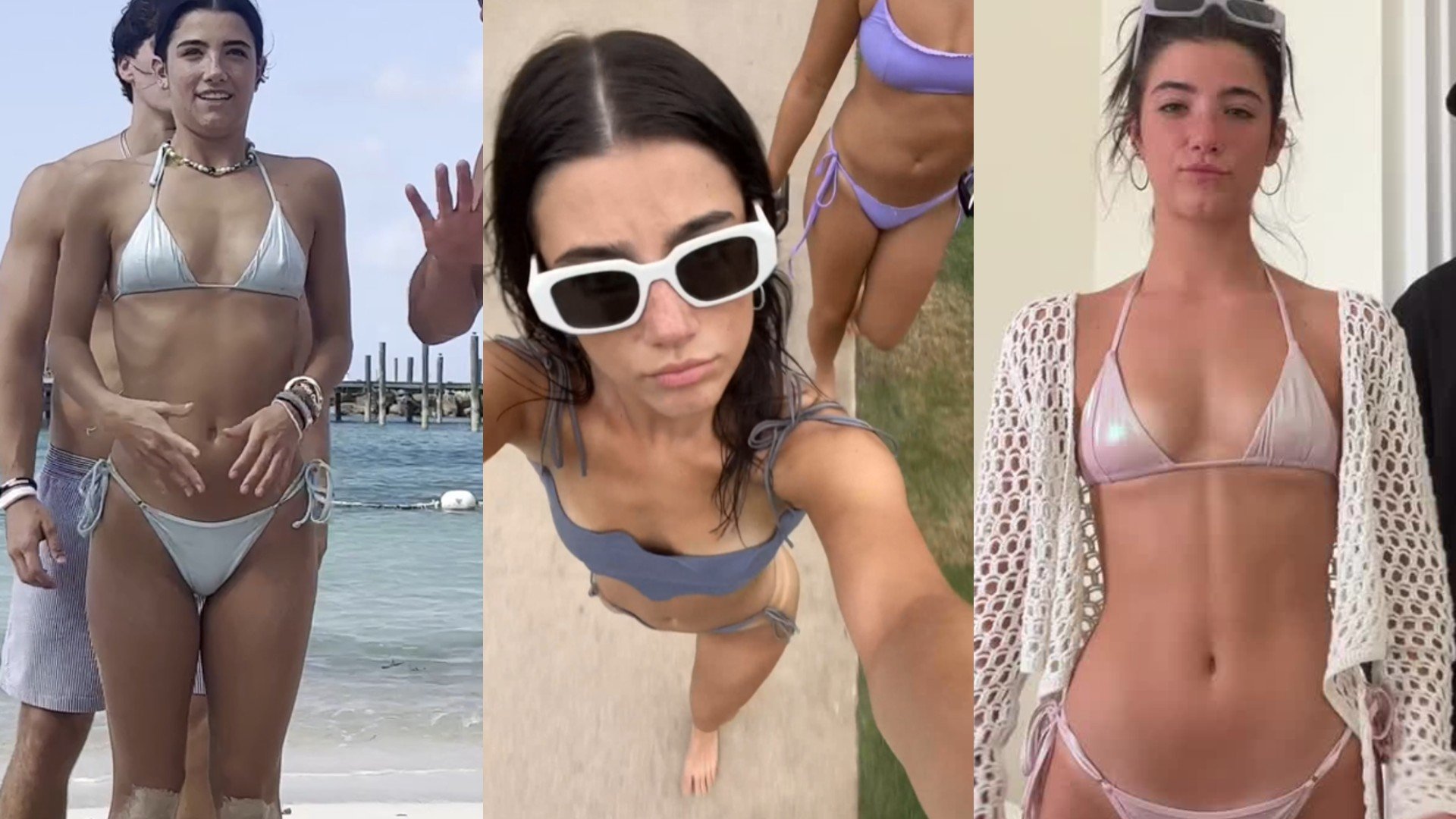 Charli DAmelio Bikini and Naked Videos (2023)