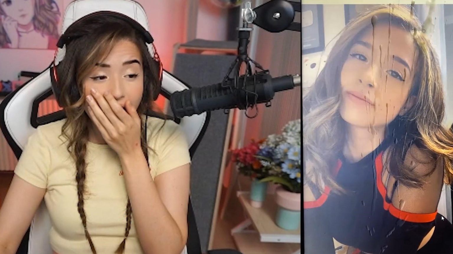 The hottest Pokimane Cum Tribute Pictures and Videos