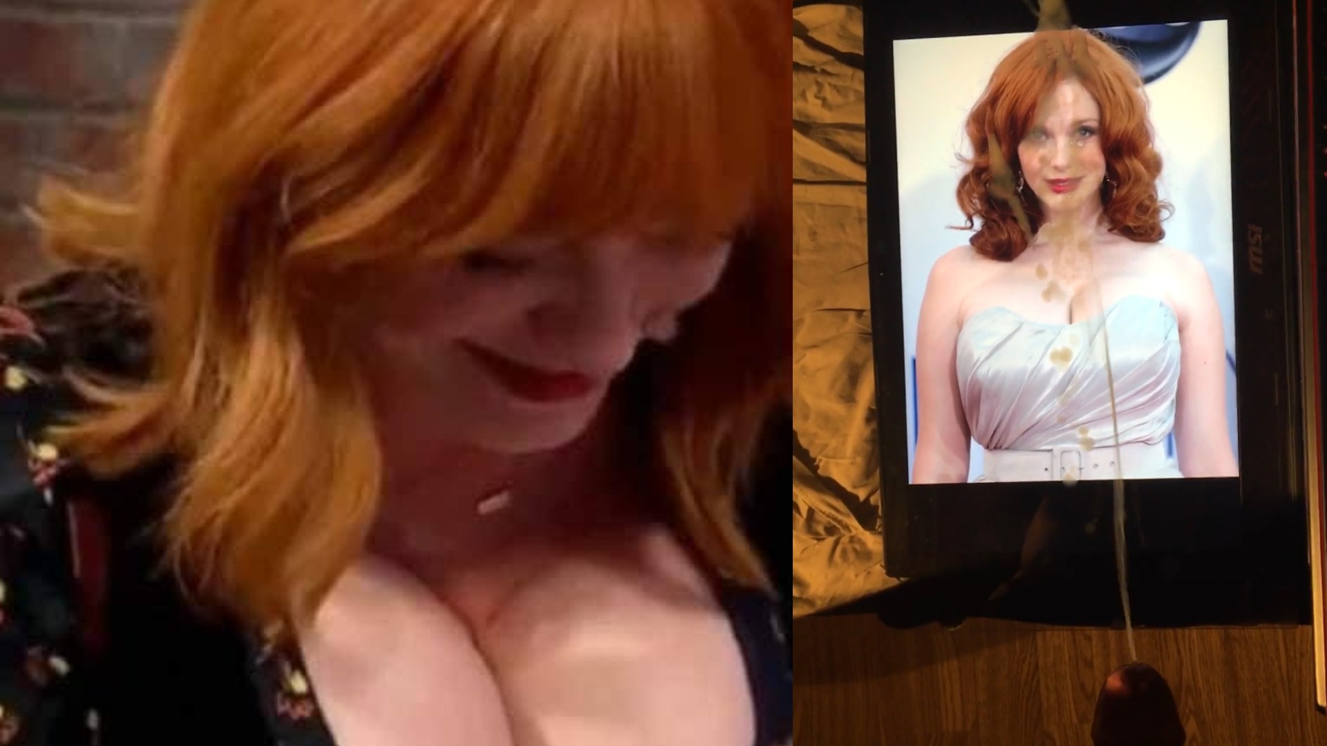 Christina Hendricks Cum Tributes